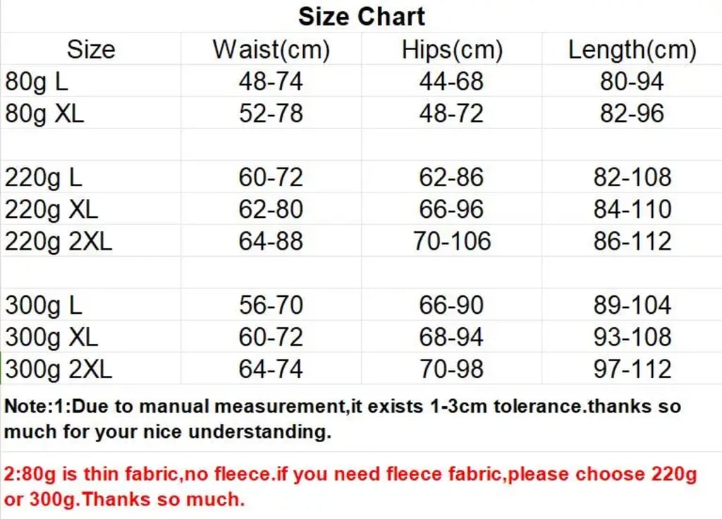 levear fleece leggings